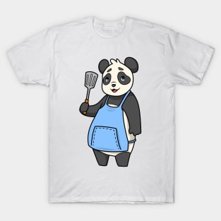 Panda bear is grill master T-Shirt